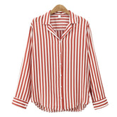 Women's Striped Long Sleeve Shirt