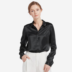 Women's Basic Silk Blouse