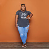 Casual Letter Printed Top