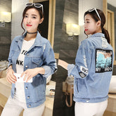 Women's Plus Size Jeans Jacket