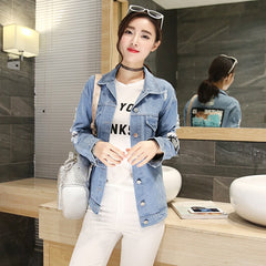 Women's Plus Size Jeans Jacket
