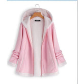 Long Sleeved Zipper Plush Jacket
