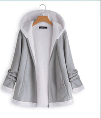 Long Sleeved Zipper Plush Jacket