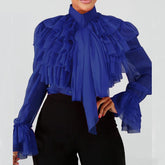 Women's Elegant Ruffled Blouse