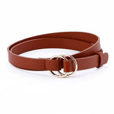 Women's Elegant Casual Thin Leather Belt