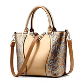 Women's Floral Patterned Shoulder Bag