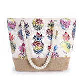 Women's Pineapple Print Tote Bag