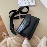 Women's Crocodile Leather Messenger Bag