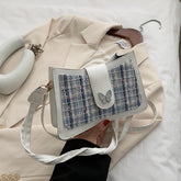 Retro Woolen Butterfly Sequined Crossbody Bag for Women