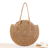 Women's Round Straw Bag