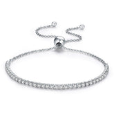 Women's Thin Silver Chain Bracelet