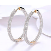 Women's 925 Sterling Silver Hoop Earrings