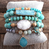 Boho Beaded Bracelet Set