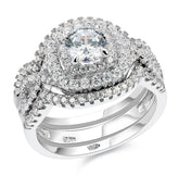 Ladies Beautiful CZ Ring Set