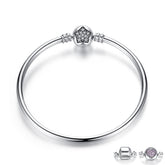 Charming Women's Sterling Silver Bracelet