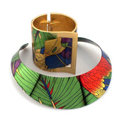 Ethnic Floral Patterned Jewelry Set