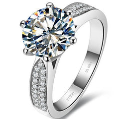 Genuine Solid 14K White Gold Ring