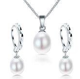 Elegant Pearl Women's Jewelry Set
