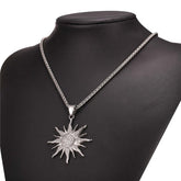 Baroque Style Rhinestone Sun Women's Pendant