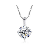 Natural Moissanite Diamond Necklace for Women