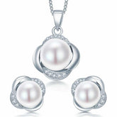 Exquisite Elegant Pearl Women's Jewelry Set