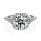 3 Carats Real Moissanite Ring