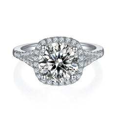 3 Carats Real Moissanite Ring