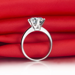 3 Carat Moissanite Engagement Ring