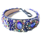 Luxurious Baroque Style Headband with Rhinestones