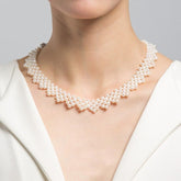 Women's Vintage Pearls Choker
