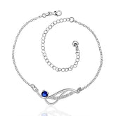 Women's Silver Plated Anklet