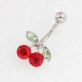Cute Stainless Steel Cherry Piercing