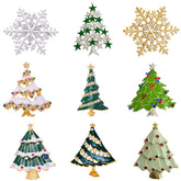 Christmas Snowflakes Enamel Pin