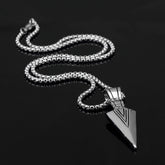 Men's Arrowhead Pendant Necklace