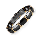 Men's Ceramic and Tungsten Steel Magnetic Bracelet