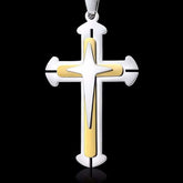Men's Cross Pendant Necklace