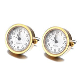 Men's Cuff Links with Functional Watches