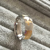Jesus and Cross Patterned Ring