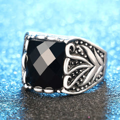 Men's Vintage Black Ring