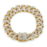 Men's Fashion Iced Out Cubic Zirconia Bracelets