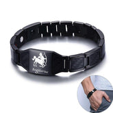 Men's Zodiac Symbols Magnetic Bracelet