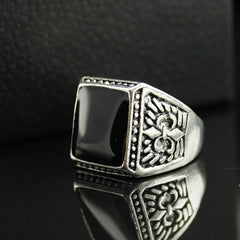 Black Stone Ring
