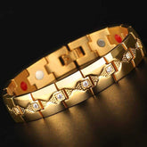 Crystal Link Magnetic Bracelet
