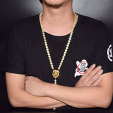 Men's Iced Out Jesus Head Pendant Chains