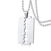 Men's Razor Necklace