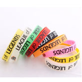 Colorful League of Legends Silicone Bracelets Set