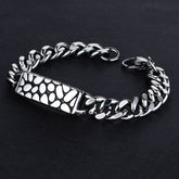 Men's Silver Color Stainless Steel Bracelet