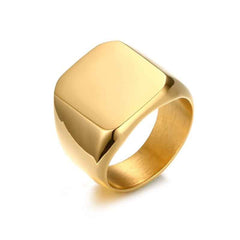 Men's Smooth Signet Ring