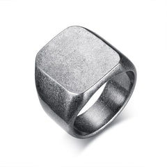 Men's Smooth Signet Ring