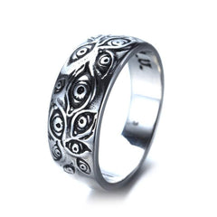 Men's Eye Patterned Ring
